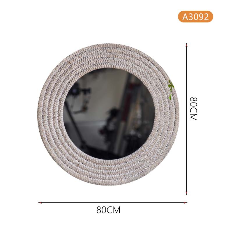 Miroir rond tissé - A3092
