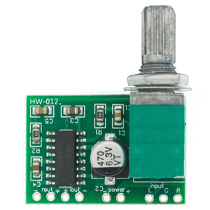 <strong>PAM8403</strong> mini 5V digital amplifier board with switch potentiometer can be USB powered - Product Image 1