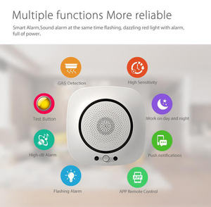 在庫スマートホームインテリジェントWiFiキッチンガス検出および警報システム - Product Image 5