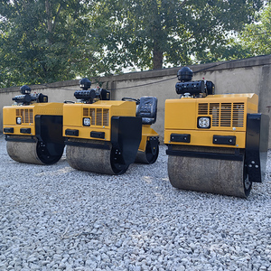 Long780 kg uygun maliyetli sürüş-sıkıştırma için koltuklu küçük Mini yol silindiri - Product Image 1