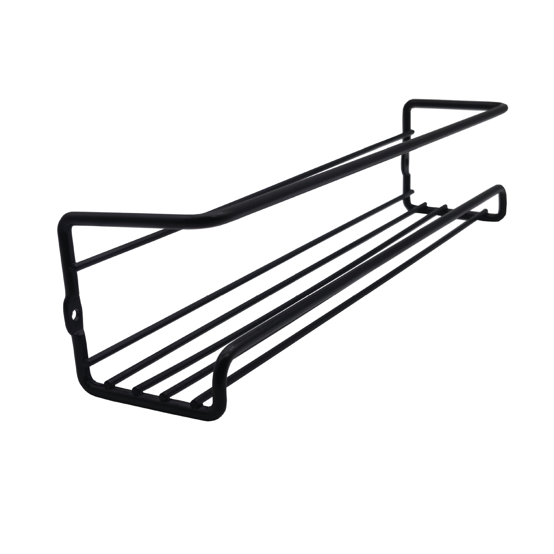 Single self-adhesive rack (black)