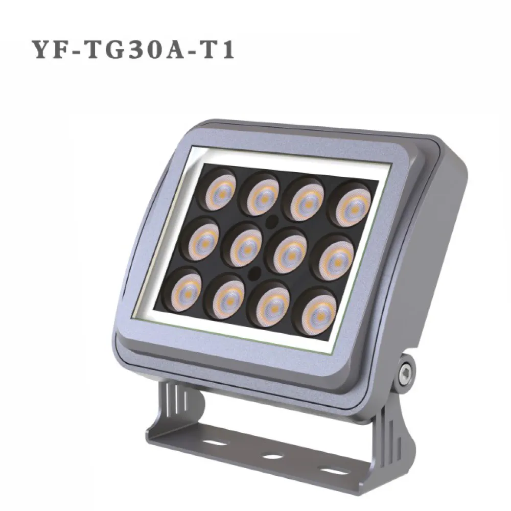 YF-TG30A-T1 Hosen 24W 36W RGBW luce Spot impermeabile LED luci di inondazione per giardino esterno giardino giardino edificio parete La