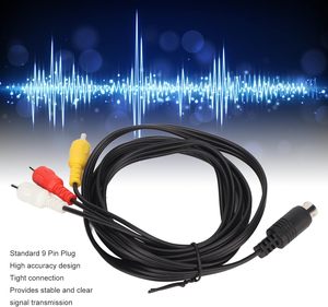 MIDI Mini DIN 9 pines macho a 3 RCA macho Audio Video Cable compuesto estéreo AV Cable de conexión Cable para señal de equipo - Product Image 2