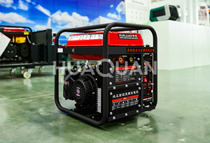 Huaquan เครื่องเชื่อมพลังงานไฟฟ้าแบบพกพา6KVA 5KW ชุดเครื่องกำเนิดไฟฟ้าเบนซินแบบใช้มือสตาร์ท - Product Image 4