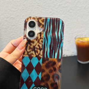Mobil telefon süsü çift taraflı Imd leopar baskı kapak Iphone16 için cep telefonu kılıfları 16pm 15 15pm 14 13pro 12 kabuk - Product Image 4