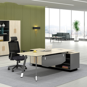Yazhi Chic Office boss <strong>Table</strong> <strong>for</strong> <strong>Computer</strong> 1 Piece Office 120 cm and Chair Set - Product Image 2