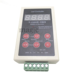 XB C100 512 IC адресный кодер RGB RGBW Сенсорный экран DMX светодиодный контроллер TM512 UCS512 SM16512 SM17512 DMX адресователь - Product Image 4
