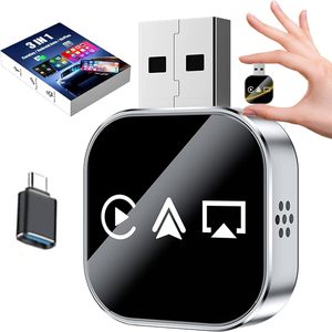 <span class=keywords><strong>3</strong></span> trong 1 không dây Carplay Adapter cho Apple IOS <span class=keywords><strong>Android</strong></span> Plug & Play 2.<span class=keywords><strong>4</strong></span>/5GHz Wifi và BT 5.0 <span class=keywords><strong>Android</strong></span> Auto adapter không dây - Product Image 1