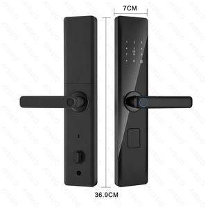 Security TUYA WIFI Electronic Fingerprint <strong>Lock</strong> Remote Unlock Digital Card <strong>Key</strong> Cerradura Intelligente Ttlock Smart Door <strong>Lock</strong> - Product Image 4
