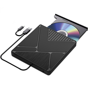USB3.0/C型外置DVD驱动器光盘播放器光学阅读器DVD-只读存储器，适用于笔记本电脑和电脑台式电脑 - Product Image 1
