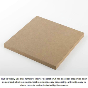 1220*2440Mm 12Mm 18Mm Water Resistant Medium Density <strong>Fiberboard</strong> Laminated Plain Mdf Board