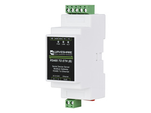 Waveshare 2pcs/lot Industrial Modbus RS485 Serial Server, RS485 to RJ45 Ethernet, <strong>TCP</strong>/<strong>IP</strong> to Serial, Rail-Mount, POE <strong>function</strong> - Product Image 6