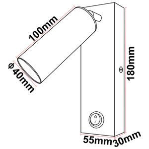 Sconces ตกแต่งสีดําปรับโคมไฟอ่านหนังสือสําหรับโรงแรมบ้านยุโรปติดผนังไฟอ่านหนังสือโคมไฟข้างเตียง - Product Image 6