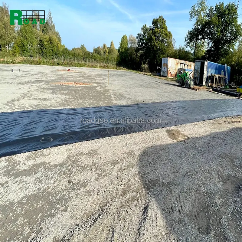 High Strength PP PET Woven Geotextile For Road Construction Woven Geotextile