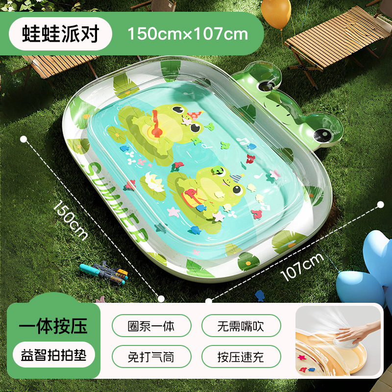 Tapis de tapotage carré 150 cm x 107 cm - Frog Party