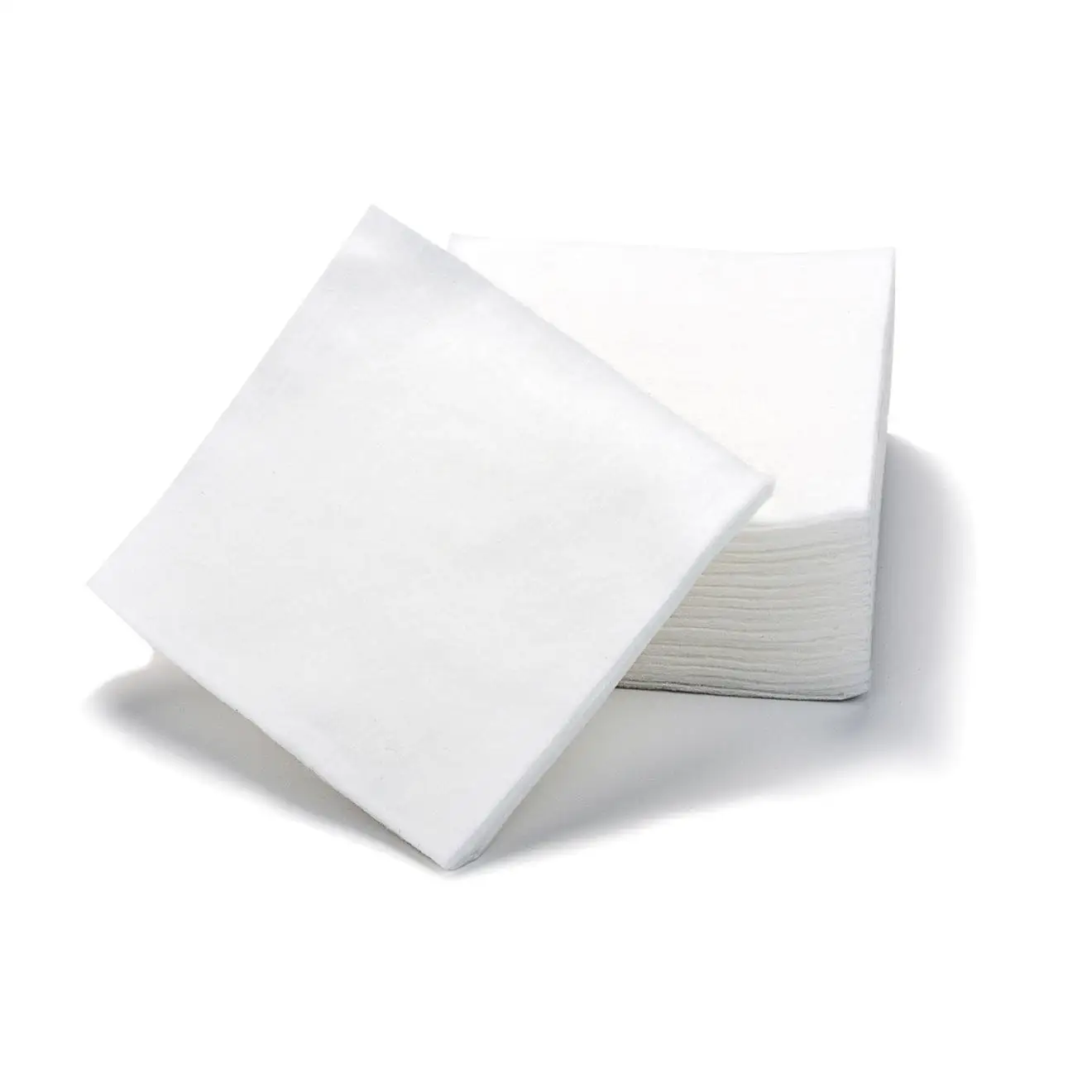 Pure Hypoallergenic Cotton Natural Ingredients Friendly Beauty Tools Disposable Square 4*4cm Cotton Pads