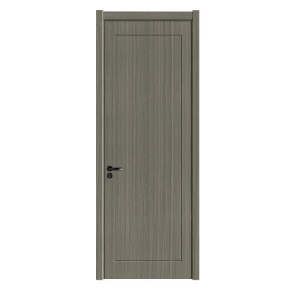 Puerta tallada de madera sólida para Interior, precio de puertas Mdf