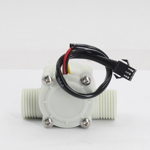 Fábrica Latón/Plástico Efecto Hall Turbina Sensor de flujo de agua Sensor de flujo de pulso con 3 cables