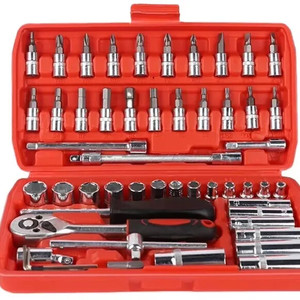 ชุดเครื่องมือช่างแบบ53cs ชุดประแจวงล้อซ็อกเก็ต6จุดกล่องเครื่องมือซ่อม-001 - Product Image 2