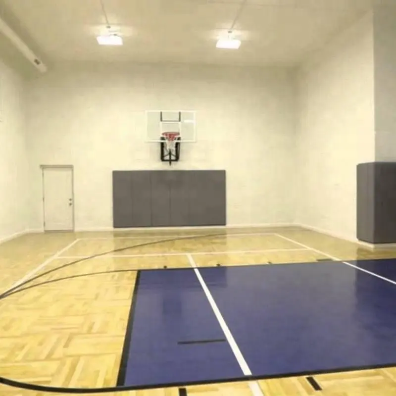 लकड़ी नज़र खेल फर्श के लिए laminating पीवीसी vinyl फर्श इनडोर बास्केटबाल कोर्ट