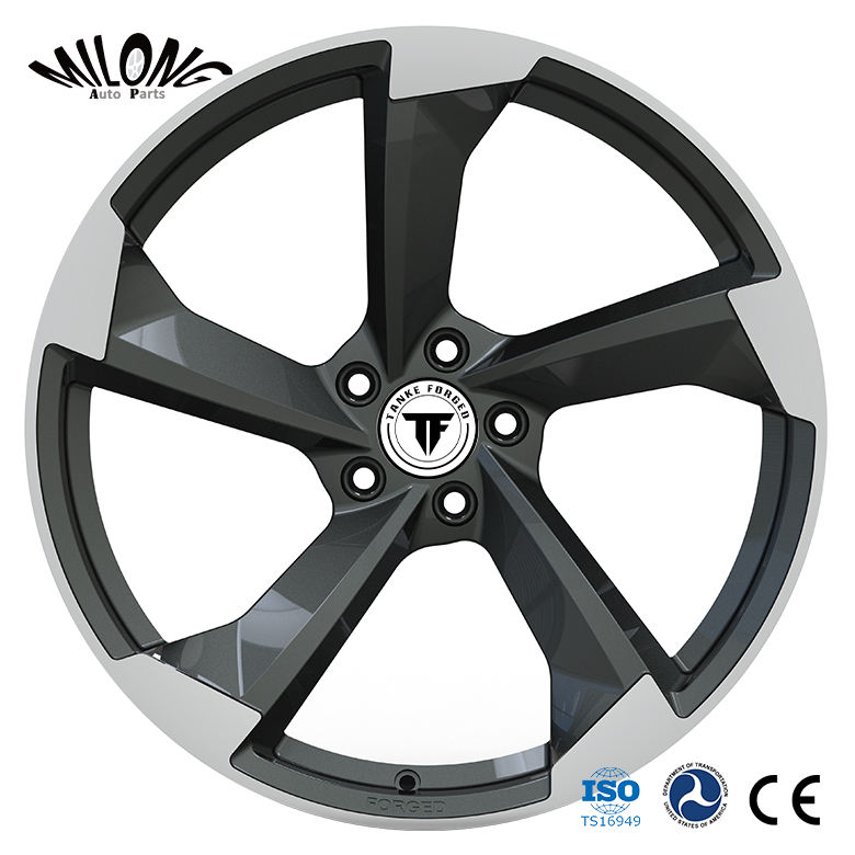 Finitura Lucida Gunmetal Machine Face