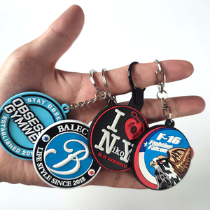 <strong>Custom</strong> Logo Key Chains 2D 3D Pvc <strong>Keychains</strong> Personalized Key Chain Soft Rubber <strong>Custom</strong> Keychain for Promotional Gifts - Product Image 3