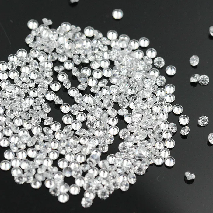 Venta al por mayor de diamantes Cuerpo a Cuerpo VVS 1,3mm 1,5mm 2,0mm CVD/HTHP, diamantes sintéticos sueltos cultivados en laboratorio para la fabricación de joyas