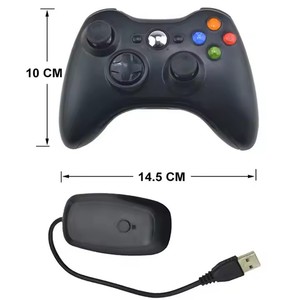 Förderung X-BOX360 drahtlosen Gaming-Controller mit 2.4G Empfänger gebaut in Dual Motor Gamepad Joystick, Unterstützung PC Android-Gerät