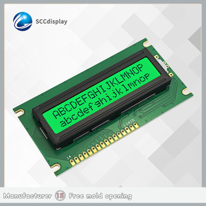 A buon mercato JXD1602C STN 1602 LCD verde positivo per schermo di controllo industriale modulo di visualizzazione Cob lingua russa per il carattere LCD - Product Image 4
