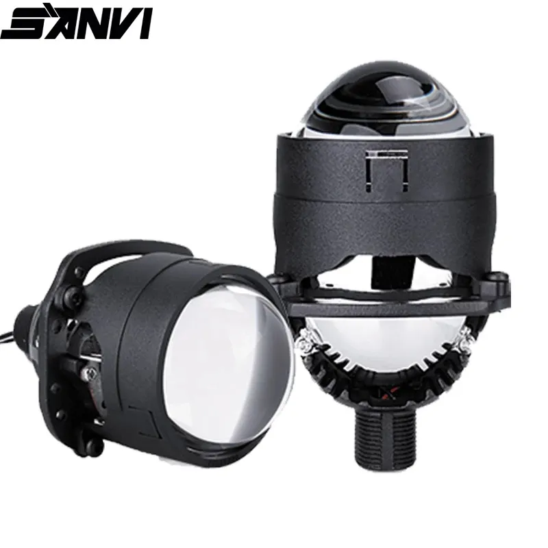 Sanvi Super Bright 2.5 Inch LED Auto Lights 40W 4500LM H4 Model Automotive Headlamp Universal Fit LED Lighting System Upgrade