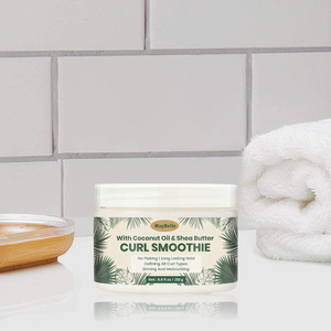 Private Label Moisturizing <strong>Leave</strong>-in Curling Cream Hydrate Curl Smoothie <strong>Define</strong> Curls Frizz Control &amp; Detangler - Product Image 3