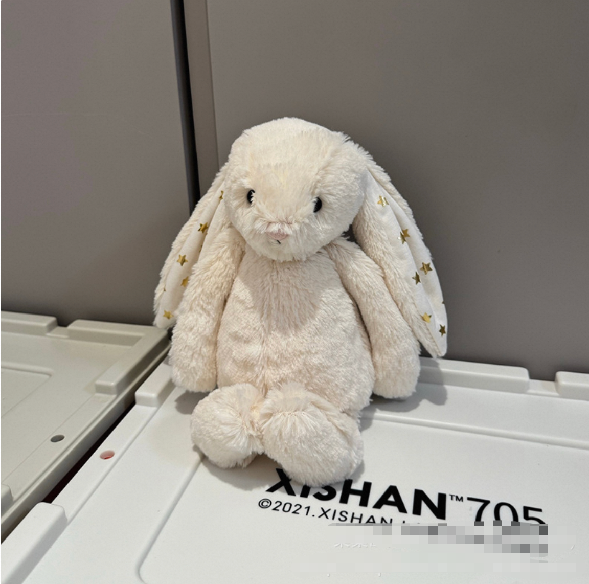 Lapin étoile blanche - 31cm