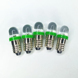 E10LED電球懐中電灯電球DC4.5V E10 3V LED E10 4.5V LED電球E106V青色LED DC4.5V E1012Vインジケーター電球18V E10 24V - Product Image 3