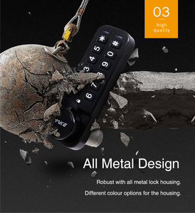 MK731 10mm spessore IP65 Smart cassettiera blocco cifratura elettronica Mini digitale in metallo tastiera Pin codice combinazione lucchetto - Product Image 5