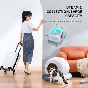 Sıcak satış otomatik akıllı kedi tuvalet Tuya APP kendini temizleme akıllı Pet Robot kedi kediler için kum kabı - Product Image 3