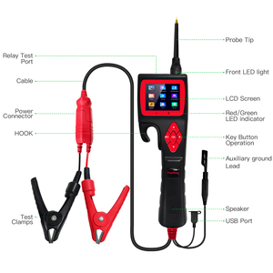 Kfz-Schaltung tester 9V-30V DC-Werkzeug Strom versorgungs sonde Polarität erkennungs werkzeug Kurzschluss tester Diagnose werkzeug - Product Image 2