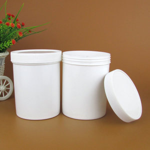 1000ml 1L 1000グラムプラスチックワイド開口部または口ボトルジャー材料PP付きキャンディパウダークリームの保管用 - Product Image 2