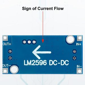 電源モジュールLM2596 DC-DCステップダウンレギュレータ入力3.2-35V出力1.25-34V調整可能バック3A電子スタビライザー - Product Image 3