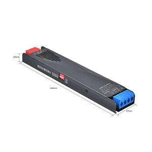 Fuente de alimentación conmutada LED de salida única DC 12V 24V 60W-400W Rango de arranque lento 50/60Hz Frecuencia 2A/3A/5A Corriente Tipo de riel Din - Product Image 1