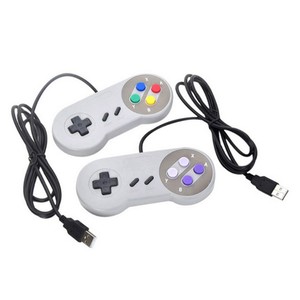 Controller di gioco con cavo USB per Nintendo SNES Gamepad per Computer MAC - Product Image 4