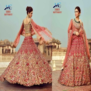 Hint tasarımcı <span class=keywords><strong>Lehenga</strong></span> Choli yeni stil <span class=keywords><strong>Lehenga</strong></span> Choli parti giymek Banarsi gelin Lehengas kadınlar için düğün elbisesi