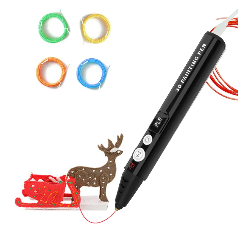 Специальный подарок для детей, пластиковый наполнитель для 3D печати, многоцветный наполнитель для 3D ручки, диаметр 1,75 мм, с зарядкой от постоянного тока, для 3D рисования