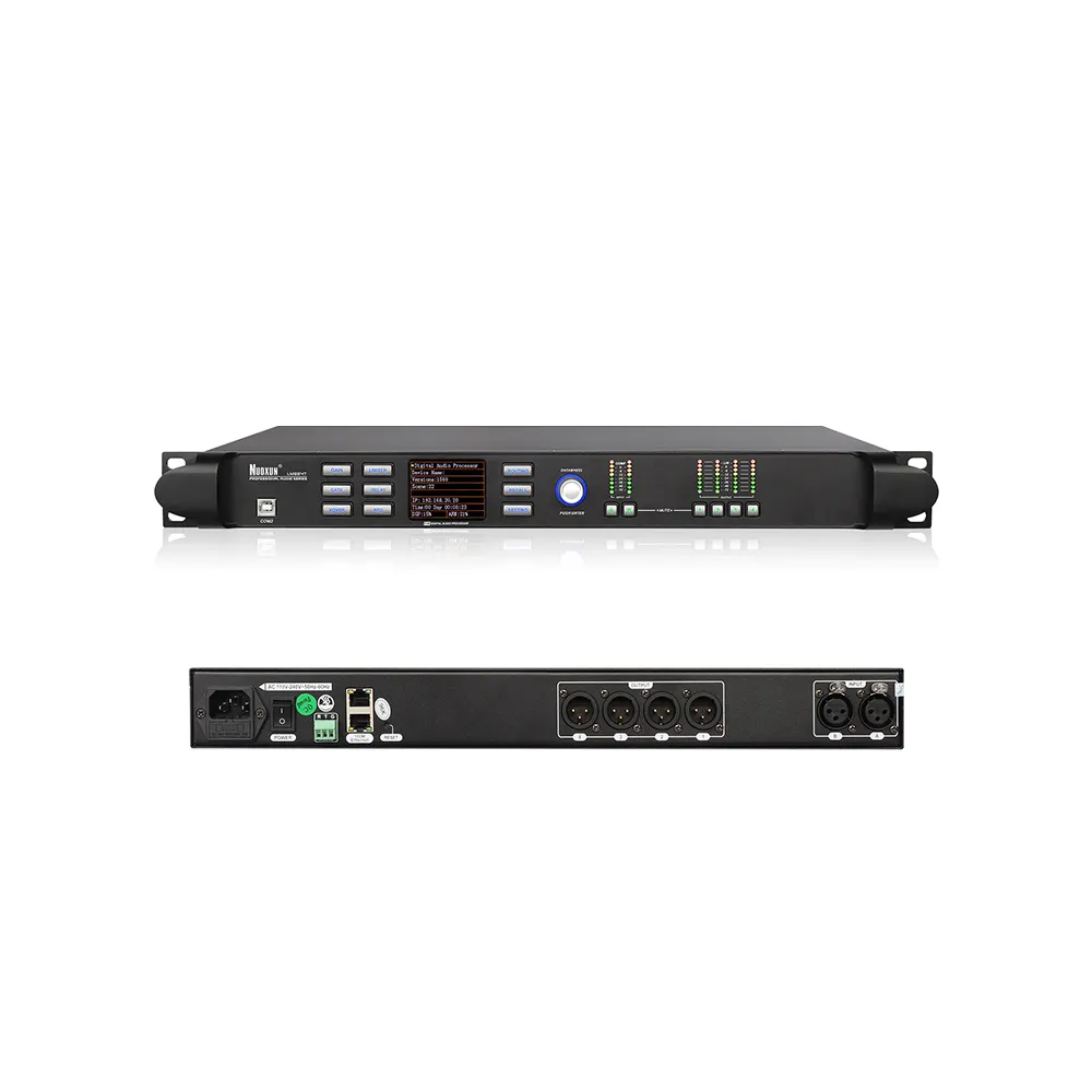Sistema de Gestión de altavoces DSP, nuevo estante de conducción profesional de audio, vídeo e iluminación, procesador de audio digital