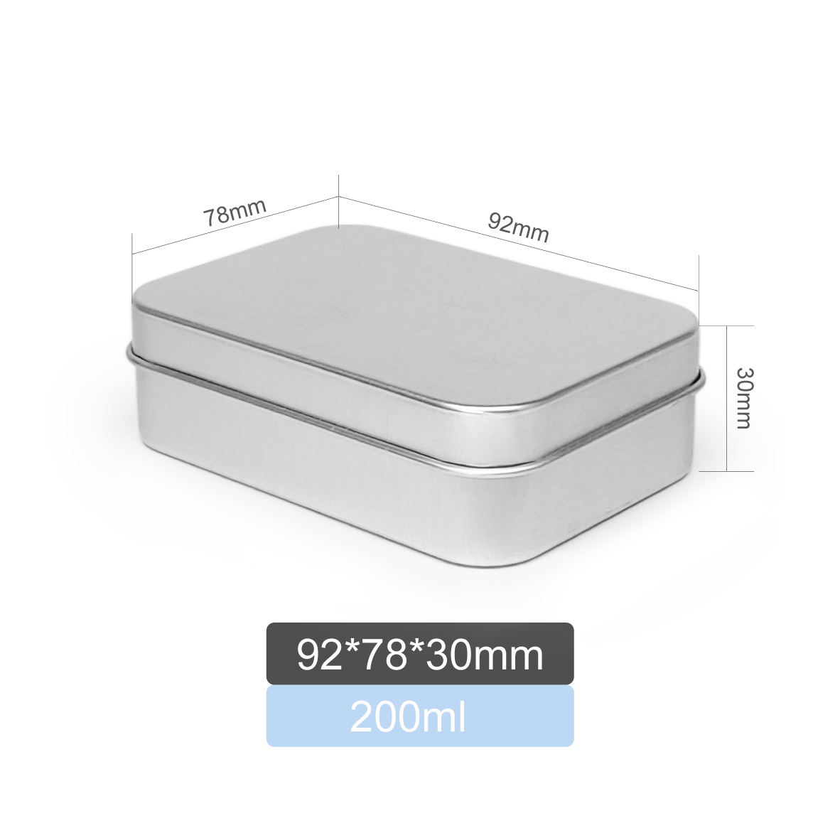 200ml 92*78*30mm