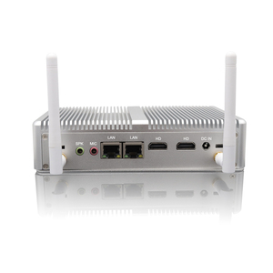 Eglobal-Mini ordenador de escritorio Sin ventilador, N3150/N3050 con doble Lan, pantalla Dual, WiFi gratis, mini Pc inteligente - Product Image 1