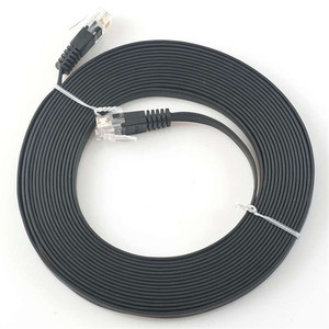 データセンターのネットワークおよびルーターコンピューター用の純粋なベア銅イーサネットネットワークUTPCat6 Cat6A RG45Lanフラットパッチケーブル - Product Image 5