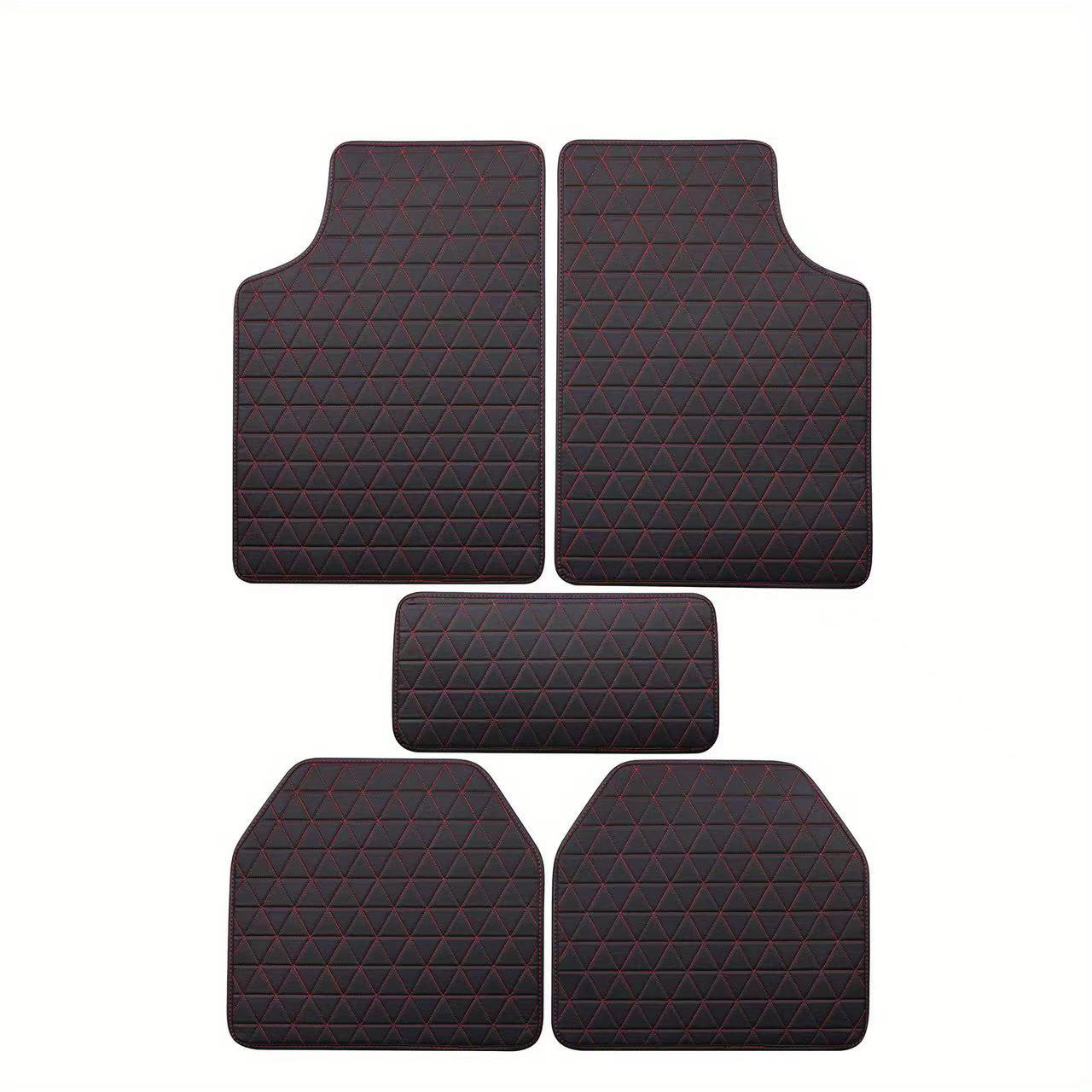 5-Piece Set Black(Red Stitching)