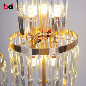 Tùy Chỉnh Tinh Tế Khách Sạn Sang Trọng Trang Trí Đồ Trang Trí Boda Đạo Cụ Đám Cưới Thính Phòng Đạo Cụ Rome Cột Đường Dẫn Lớn Đèn Thủy Tinh - Product Image 2