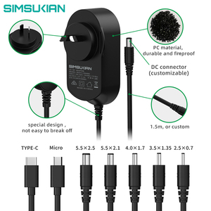 ปลั๊ก AU แหล่งจ่ายไฟ LED 12V-24V 13V อะแดปเตอร์5.5A ETL สำหรับแถบไฟ LED แบบสากล25W-48W ไดรเวอร์ LED CE ROHS กล้องวงจรปิด - Product Image 3