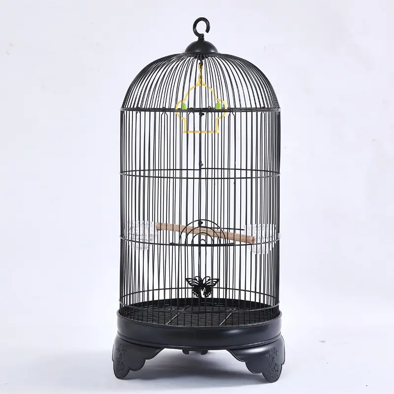 Wholesale high quality steel wires bird cage large parrot bird cage canary breeding cage
